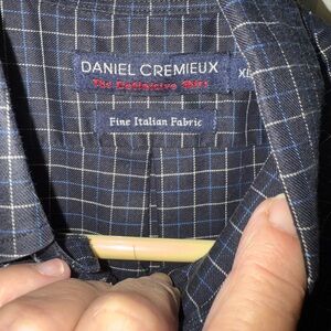 Daniel Cremieux Navy Checkered Shirt